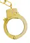 Наручники Toy Joy Fun Cuffs золотий - мініатюра 3