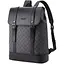 Повседневный женский рюкзак Justpack из экокожи 29х43х13 см черный (JP60) - миниатюра 3