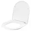 Сиденье для унитаза Rea Flat white abs REA-C6002, Белый - миниатюра 6