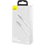 Кабель Baseus Cafule Metal Type-C to Lightning PD 20W (2m) white (CATLJK-B02) - мініатюра 3