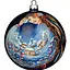 Ялинкова прикраса Різдвяні історії Дівчина-Зима куля скло (4820001154658) - мініатюра 1