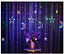 Гирлянда светодиодная штора LED Technology Звезды Месяц 138 led 2.5 м ширина разноцветный - миниатюра 2
