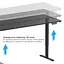 Геймерский стол OfficePro ODE1880B з електрорегулюванням висоти (ODE1880B) - миниатюра 5