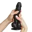 Фалоімітатор Strap-On-Me Sliding Skin Realistic Dildo M 18.5 см чорний - мініатюра 3