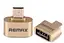 Перехідник Remax Otg MicroUSB 8-046 Адаптер Usb мама мікрокілець золотистий - мініатюра 3