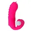 Вибратор клиторальный на палец водонепроницаемый 8,5 см х 2,3 см фуксия - миниатюра 4