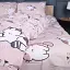 Комплект постельного белья MirSon Бязь 17-0665 Cream Kittens 2 x 160 x 220 см кремовый (2200010065473) - миниатюра 3