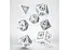 Набір кубиків Elvish White & black Dice Set , 7 шт. (SELV02) - мініатюра 2