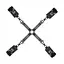 Фіксатор для рук та ніг Bedroom Fantasies Hogtie & Cuffs Set 4-Way Restrant Set - мініатюра 1