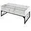 Журнальный столик Costway Moderne с подсветкой мраморный - миниатюра 1