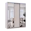 Шкаф купе Doros Сити Лайт Кашемир 1 ДСП/2 зеркала 180х60х225 (80736368) - миниатюра 3