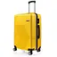 Валіза Велика (L) Полікарбонат На 4-х подвійних колесах 120Л POLO ПК021-L Жовтий - мініатюра 1
