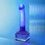 Дилдо, що світиться Strap-On-Me Glow-LED Dildo Purple - M - мініатюра 5