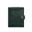 Кожаная обложка-портмоне на паспорт с гербом Украины 25.0 Зеленая - миниатюра 8
