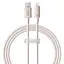 Дата кабель Baseus Habitat Series Fast Charging USB to Lightning 2.4A (2m) (P10360200) Wheat Pink - мініатюра 1