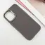 Чехол Epik TPU+PC Carbon with MagSafe для Apple iPhone 16, 6.1 Grey - миниатюра 2