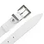 Ремінь жіночий шкіряний JK-3023 white-2 під джинси білий (120 см) - мініатюра 3