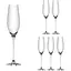 Набір келихів для шампанського Lora Інді 220 мл 6 шт. NGC211SETCHAMP - мініатюра 1
