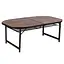 Стіл Bo-Camp Woodbine Oval 150x80 cm Black/Wood look (1404230) - мініатюра 3