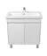 Тумба Мойдодир Сіті 80-U з умивальником Cosmopolitan 80 Білий підлогова/підвісна Білий - мініатюра 4
