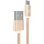 Кабель Hoco X2 knitted Micro USB Charging cable Gold - мініатюра 1