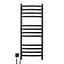 Электрический полотенцесушитель Navin Avalon 480x1200 Sensor левый, черный муар 10-043153-5010, Черный матовый, Левое, Электронный - миниатюра 4