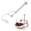 Отделитель косточек вишни инструмент для удаления вишневой косточки из нержавеющей стали, Kitchen Master Серый 83063 - миниатюра 2