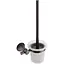 Ершик для туалета с настенным держателем Imprese Podzima Zrala ZMK02170826, Черный - миниатюра 1