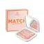 Рум'яна запечені перламутрові Bogenia Match Radiant Baked Blush (BG633), 002 Теракотові мармурові - мініатюра 1
