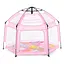 Палатка автоматическая MR 1512 с ковриком, 146x127x110 см, каркасная, сетчатые стены, розовый - миниатюра 6
