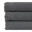 Набор полотенец Lotus Home - Rius antrasit антрацит 30x50 (3 шт.) - миниатюра 2