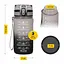 Пляшка для води 4FIZJO спортивна 500 мл 4FJ0627 Grey/Black (P-5905973400725) - мініатюра 11