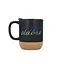 Керамічний кавовий кухоль OldBro Black Ukraine 400 мл з корковим дном і кришкою - мініатюра 2