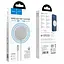 Зарядка Qi HOCO Original series magnetic wireless fast charger CW28 15W белое - мініатюра 6