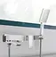 Смеситель для ванны Qtap Swan Cascada, Chrome (k35) с душевым гарнитуром QTSWA260CRM45565 - миниатюра 7