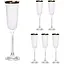 Набір келихів для шампанського Іней Lora 170 мл 6 шт. NGC14SETCHAMP - мініатюра 1