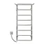 Электрический полотенцесушитель Kosser Канна 900x400/8 ЕL рег. ДК05EL, Хром, Левое - миниатюра 2