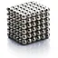 Магнітна розвивальна іграшка кульки на магніті NeoCube срібло 5 мм - мініатюра 3