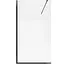Душевая перегородка Qtap Walk-In Standard BLM201.C8 100x200 см, стекло Clear 8 мм, покрытие CalcLess, прозрачный, черный - миниатюра 1