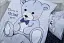 Комплект постільної білизни в ліжечко Tag Tekstil Teddy blue для немовлят Ведмедик (блакитний) - мініатюра 3