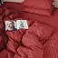 Простирадло MirSon Бязь Stripe Red 180x220 см червоне (2200010364996) - мініатюра 5