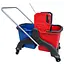 Візок для прибирання Planet 2 відра по 25 л з віджимом (00-00010249) - мініатюра 1
