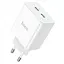 Сетевое зарядное устройство Hoco C108A Leader PD35W dual port(2C) charger белый - миниатюра 3