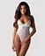 Боді Obsessive Alissium Crotchless XL/2XL білий - мініатюра 3