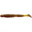 Силикон Reins Bubbling Shad 4" 565 Motor Oil Green Flake (8 шт/уп) - миниатюра 1