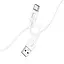 Дата кабель Hoco X87 Magic silicone USB to Type-C (1m) White - мініатюра 3