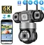 Вулична WiFi камера Besder K4QQ IcSee  15Мп  чорна 3 незалежних об'єктиви поворотні - мініатюра 1