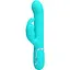 Вибратор-кролик Pretty Love Twinkled Tenderness Coale 22.6 см бирюзовый - миниатюра 1