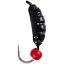 Мормышка вольфрамовая Viking Fishing Shrimp+bead 0.37g 7mm Black+R (5шт) - миниатюра 1