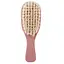 Набір для волосся Canpol babies Gold щітка та гребінець з натуральною щетиною рожевий (7/406_pin2) - мініатюра 2